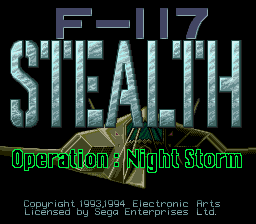 F-117 Stealth - Operation - Night Storm (Japan)